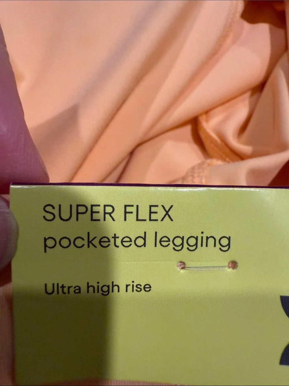 Women’s Melon Orange Stretch Active Leggings